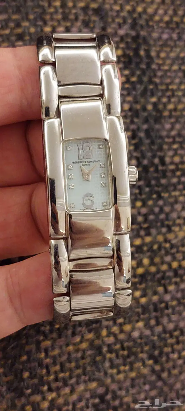 ساعة نوع فريدريك كونستانت نسائية مينا الماس سويسرية أصلية 2
