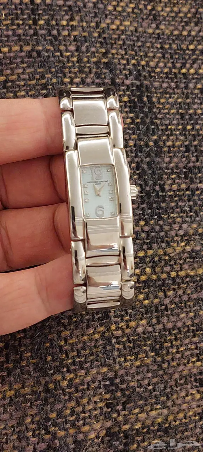 ساعة نوع فريدريك كونستانت نسائية مينا الماس سويسرية أصلية 6