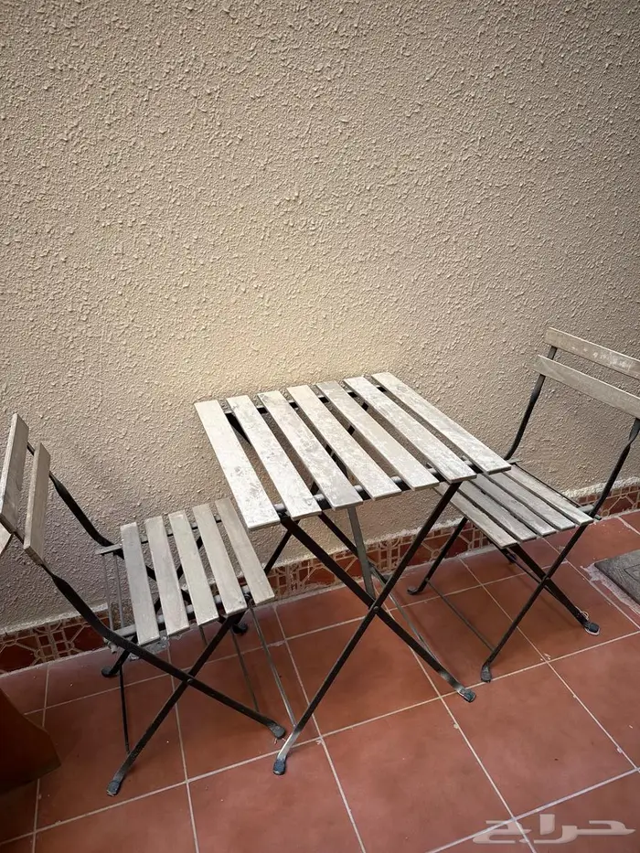 طاولة حديقة مع كراسي 0