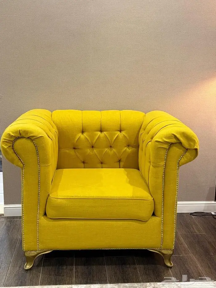 كنب شبه جديد 5 اشخاص للبيع 2