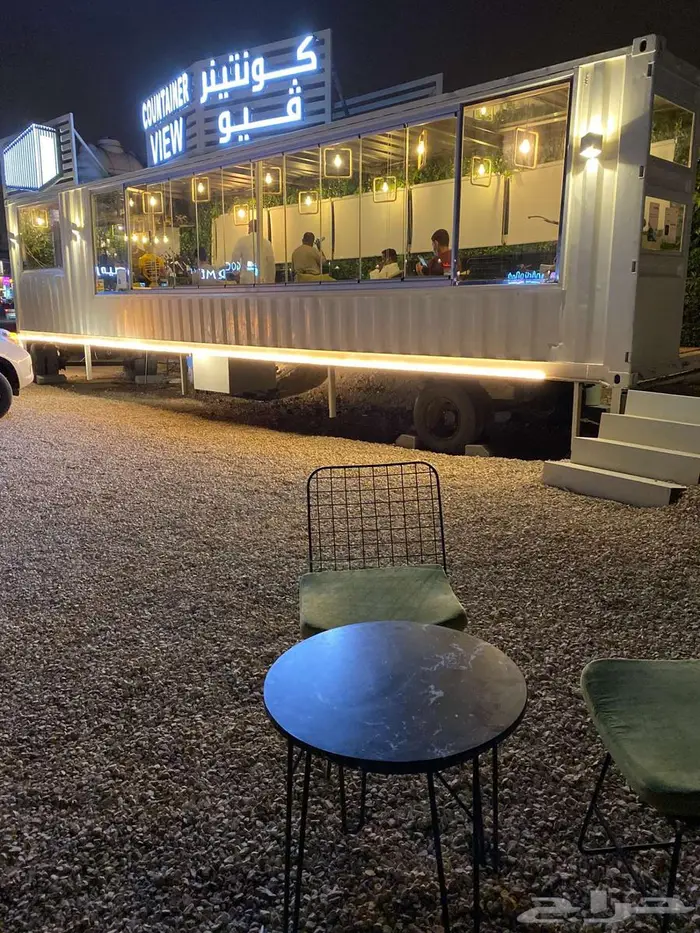 تنفيذ لوحات الحروف الضوئية والبارزة لسيارة طعام food truck 9