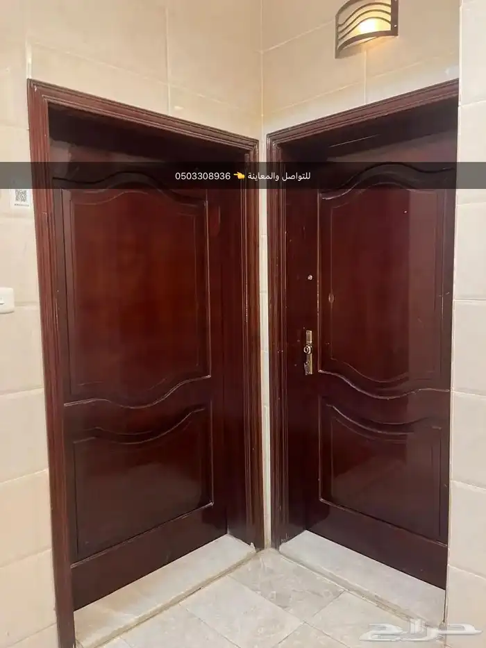 شقة 3 غرف وصالة - بمدخلين ( العزيزية ) الدفاع 1