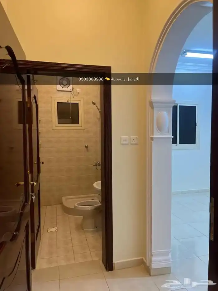 شقة 3 غرف وصالة - بمدخلين ( العزيزية ) الدفاع 10