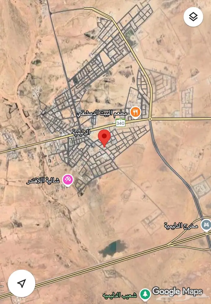 البيع 65الف   أرض بالدليميه مساحه 504م 0