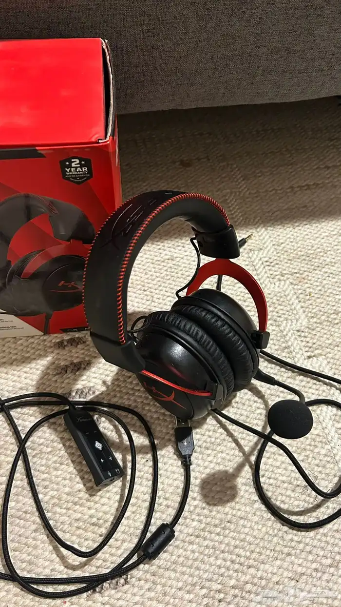 سماعه هايبر اكس كلاود 2 نظيفه جدا 0