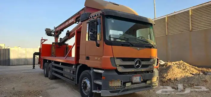 للبيع شاحنة اكتروس2003 ونش اطلس250موديل موديل 2013 نظيفة جدا 14