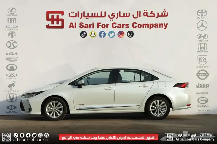تويوتا كورلا XLI جنوط محرك 1.5 2025 اقساط بنوك وشركات 9