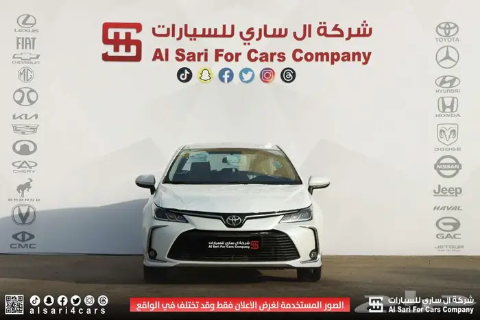 تويوتا كورلا XLI جنوط محرك 1.5 2025 اقساط بنوك وشركات 21