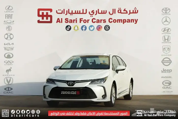 تويوتا كورلا XLI جنوط محرك 1.5 2025 اقساط بنوك وشركات 0