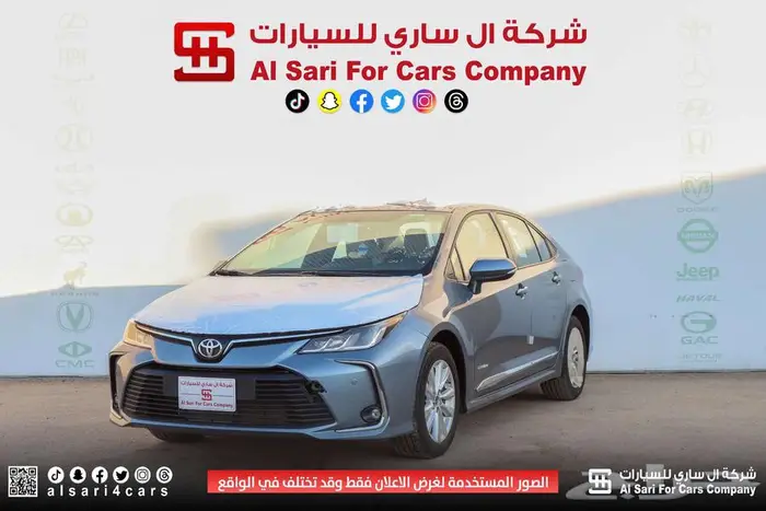 تويوتا كورلا XLI جنوط محرك 2.0 إقساط بنوك وشركات 3