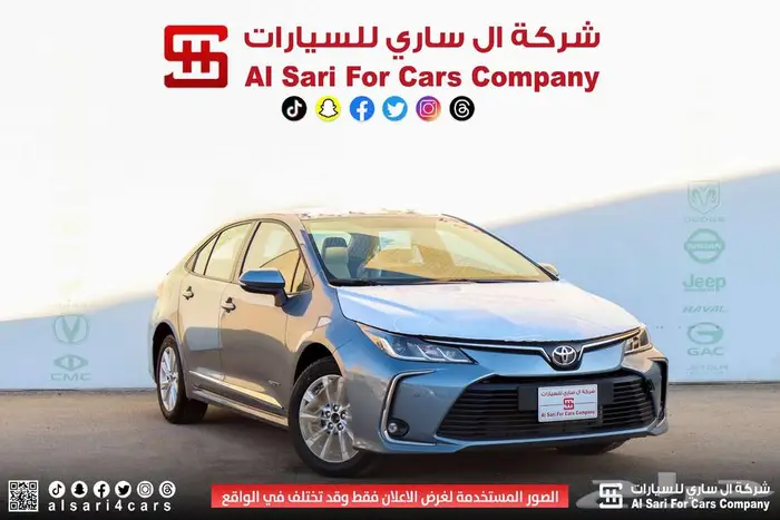 تويوتا كورلا XLI جنوط محرك 2.0 إقساط بنوك وشركات 12