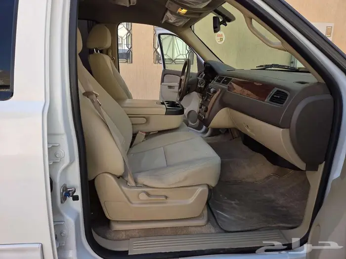 تاهو اللون ابيض ال تي دبل 2011 7