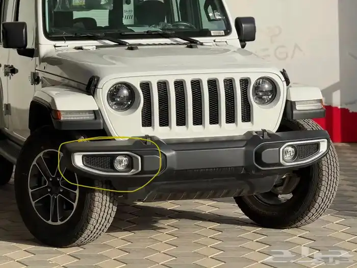 ديكور صدام فضي امامي رانجلر 0