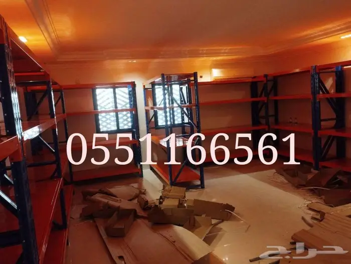 ارفف تخزين تنفع للبيوت والمحلات والمستودعات 7