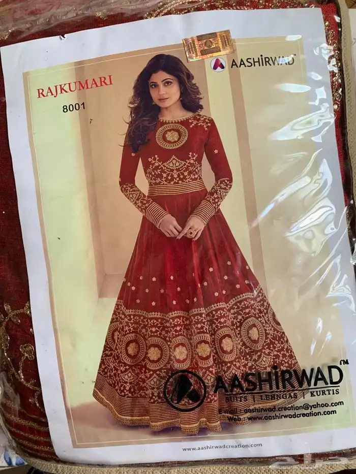 اقمشة ساري شبه جاهزه 3