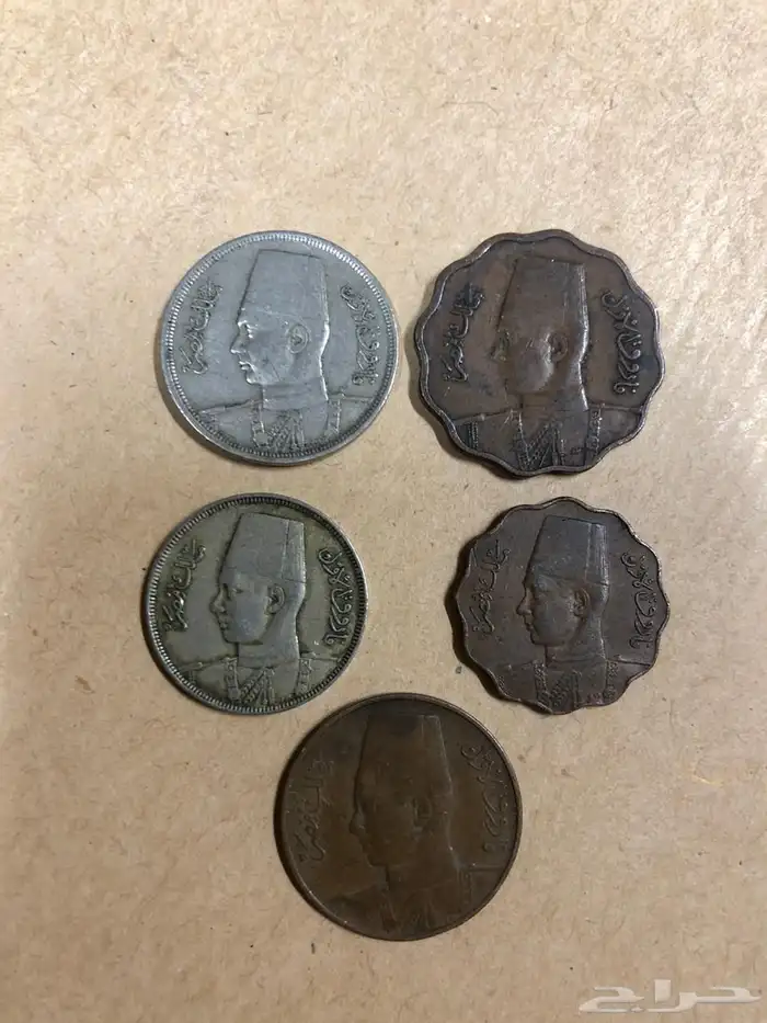 5 قطع ملكيه مصريه 2