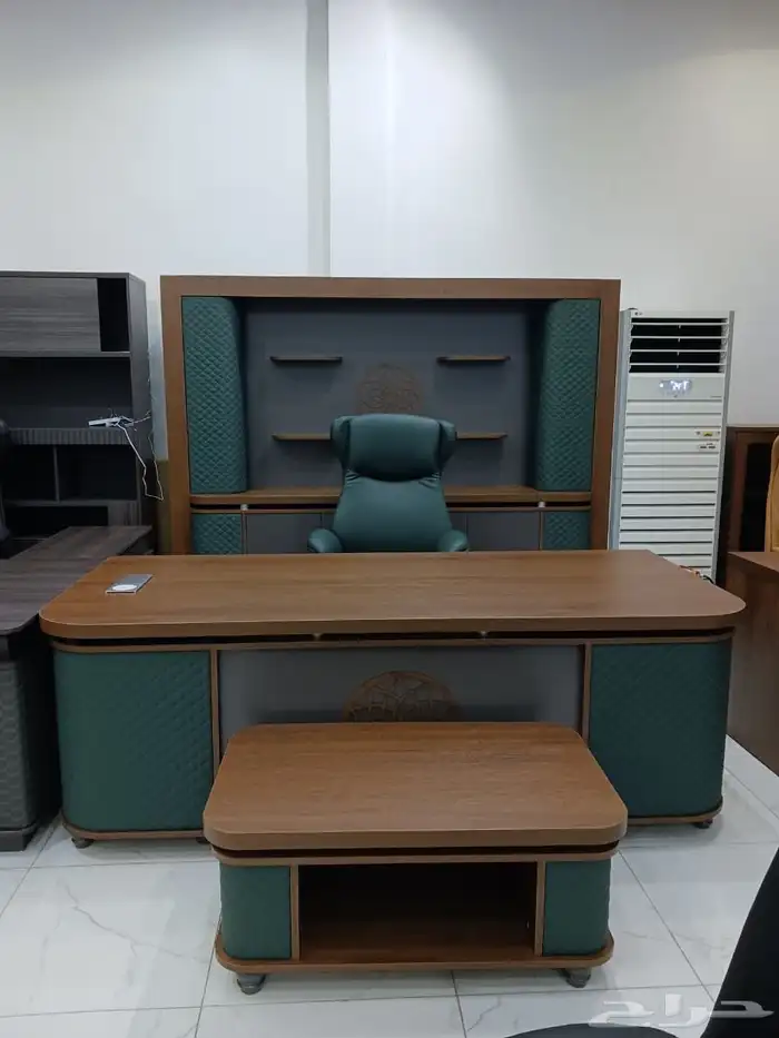 مكتب طقم اخضر فخم حق مدير 0