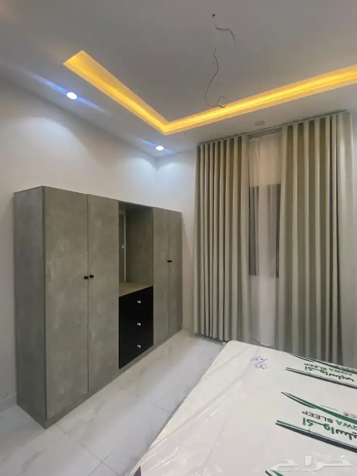 شقة مفروشة لإيجار الشهري غرفتين وصالة 5