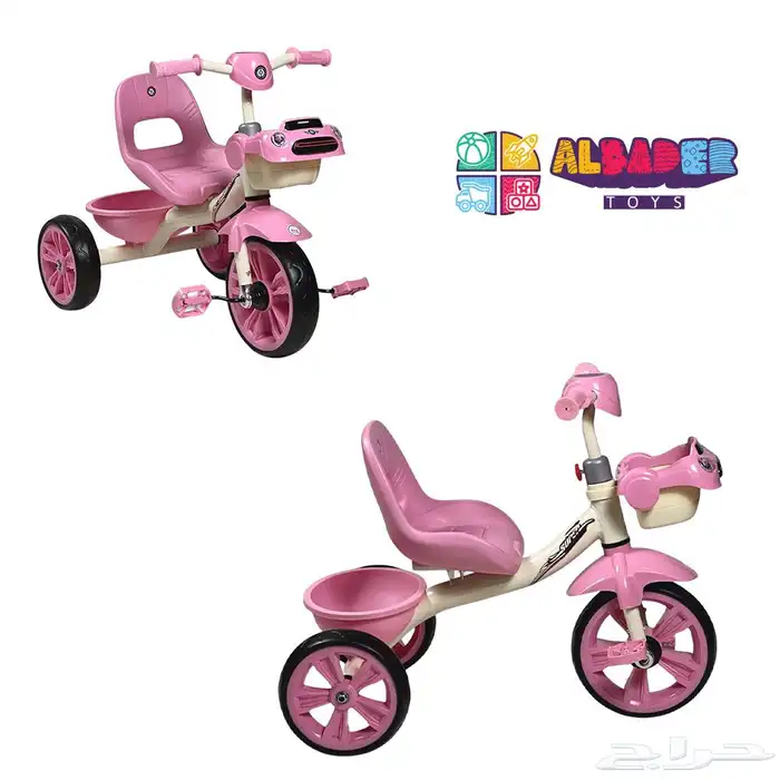 سيكل 3 كفرات للأطفال - دراجه ثلاثية العجلات مع موسيقى 26