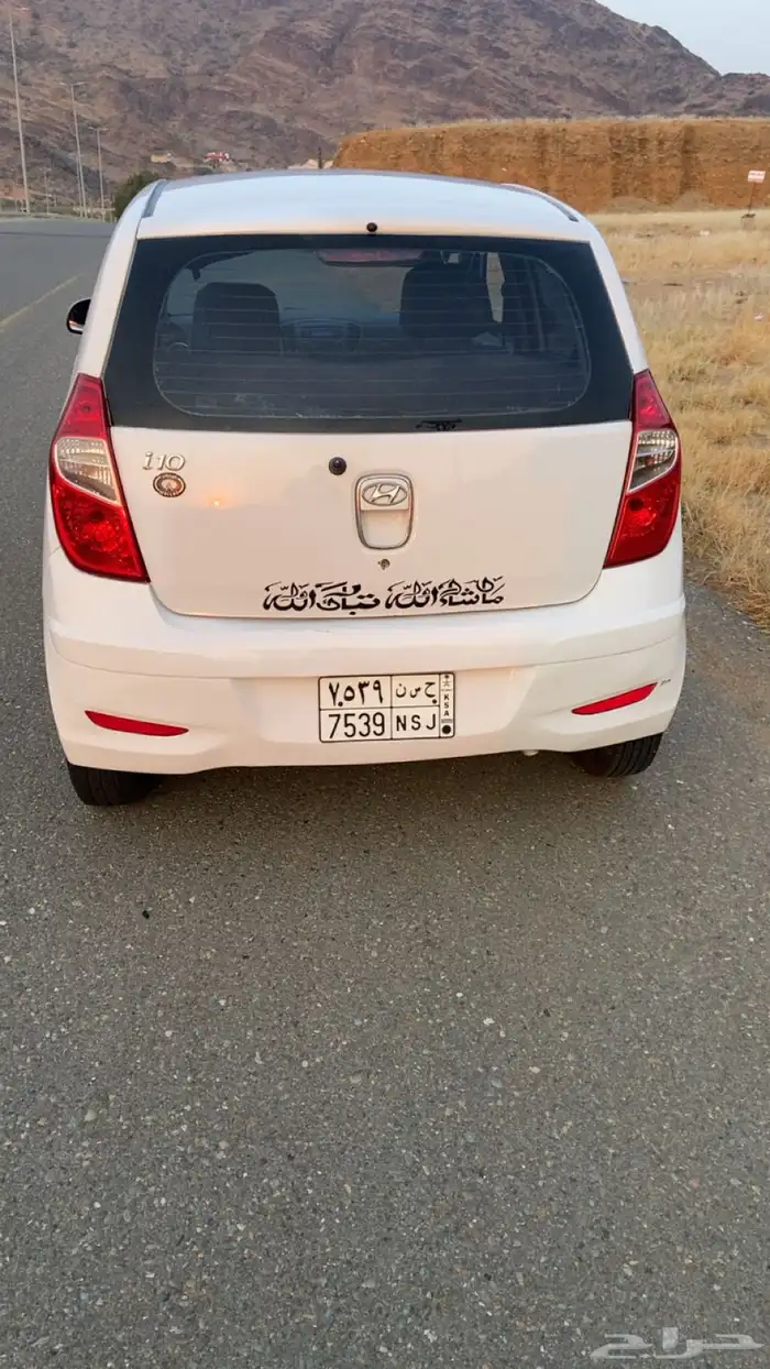 هوندايi10 للبيع للجادين محايل عسير2014 نظيفة جداا 8