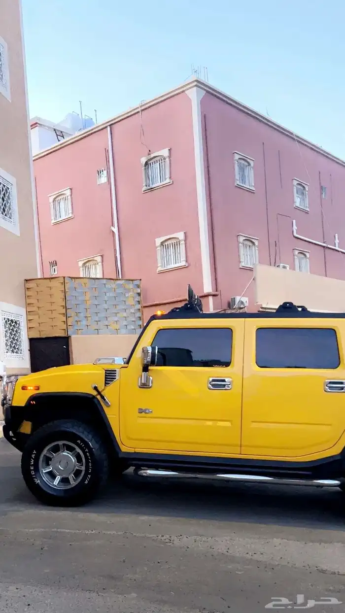 همر H2 اصفر الجميح 0