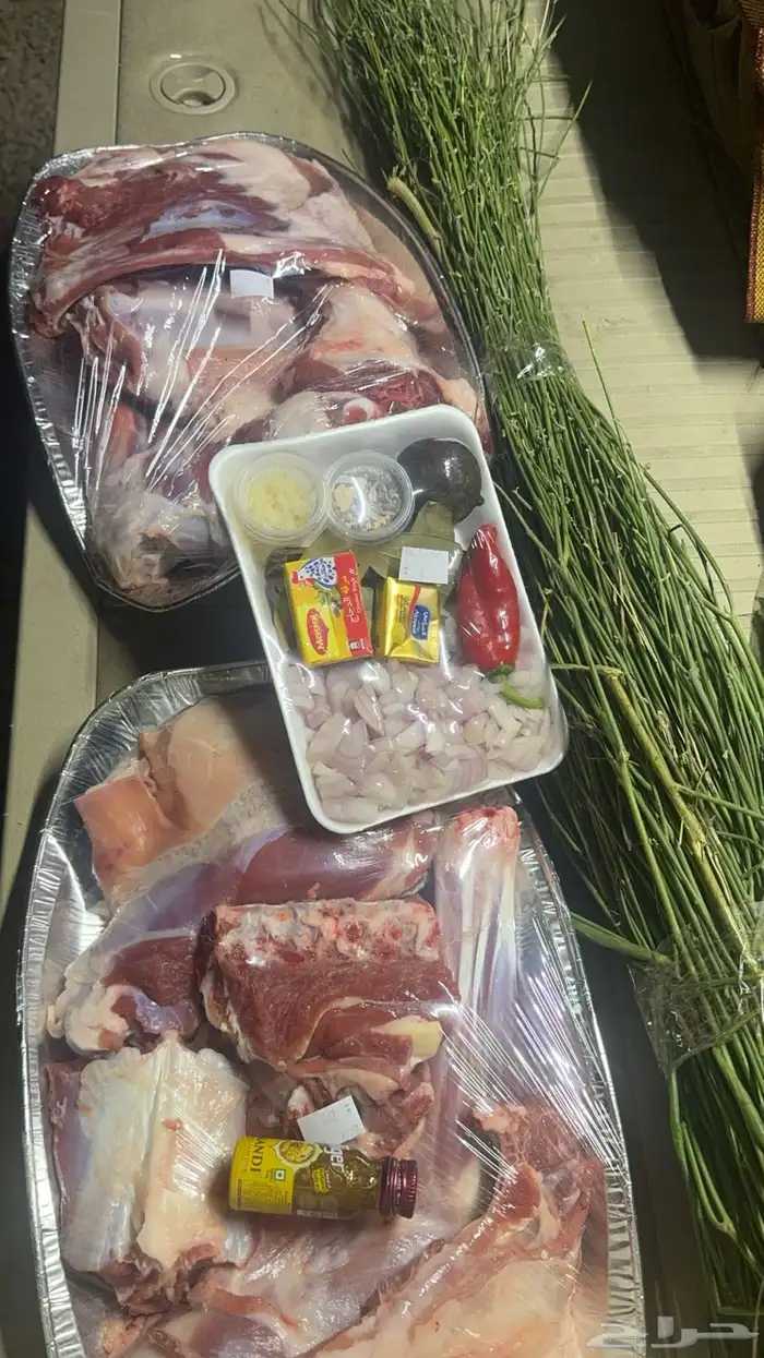 مرخ وسلع وتيوس عارضيه جاهزه لطبخ كبري الفحص 1