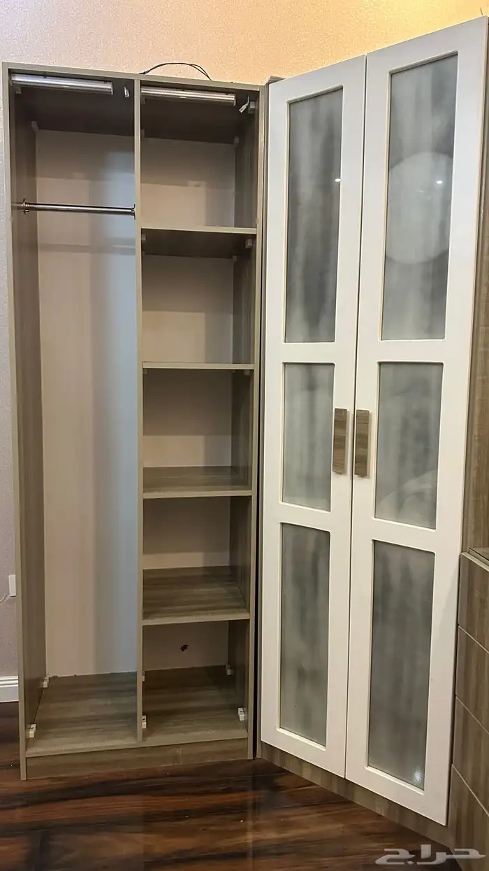 سرير سليب هاي انفينيتي 2 ودولاب ملابس زاوية مع تسريحة 5