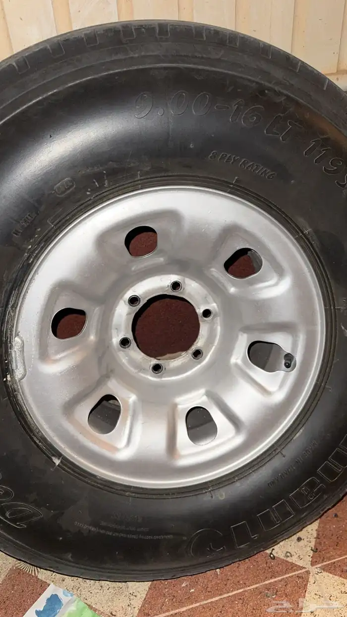 كفرات بالون بجنوطها مقاس 16 2