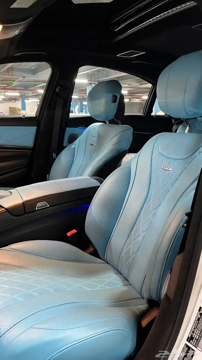 مرسيدس S500 محول S63 نظيف ( لوحة اماراتية ) 6