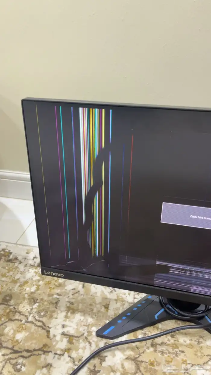 شاشة لينوفو 27 بوصة للبيع ( مكسورة داخلي ا ) 0