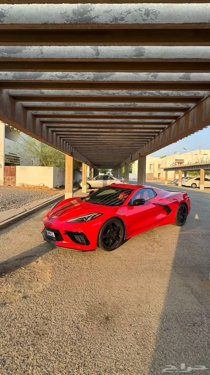 كورفيت C8 ستنغراي كشف كهربائي Corvette C8 2023 أحمر ناري 24