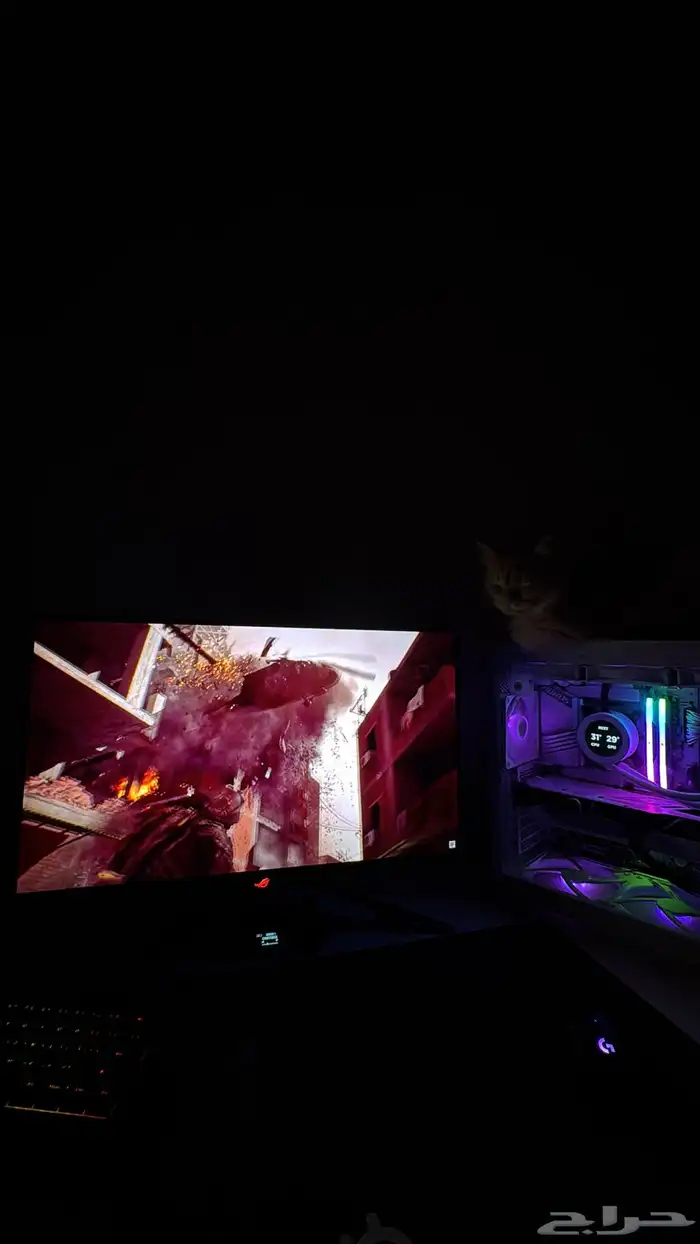 ست اب بي سي مواصفات عالية 4080سوبر 9800x3d مع اوليد 240hz 1