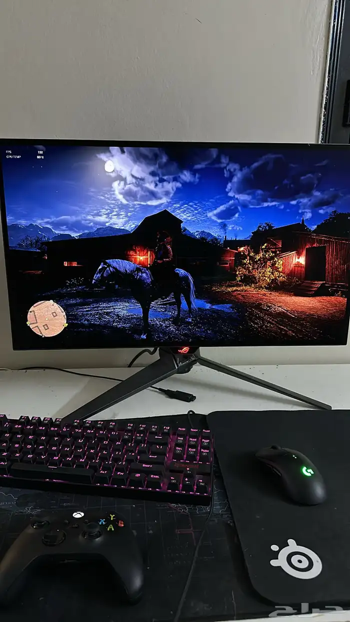 ست اب بي سي مواصفات عالية 4080سوبر 9800x3d مع اوليد 240hz 4