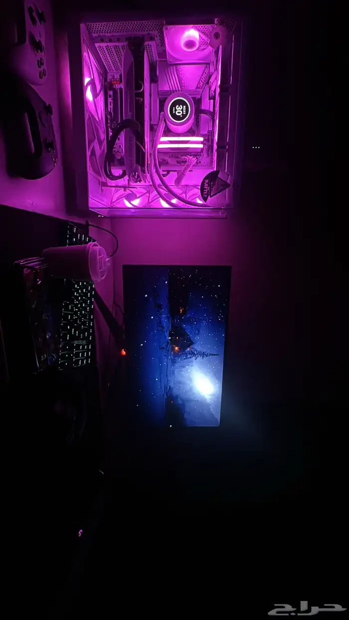 ست اب بي سي مواصفات عالية 4080سوبر 9800x3d مع اوليد 240hz 2