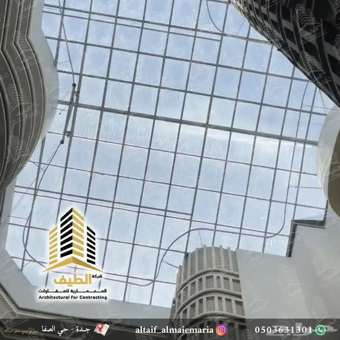 مرايا و زجاج معشق وملون و قبب وتشطيبات 2