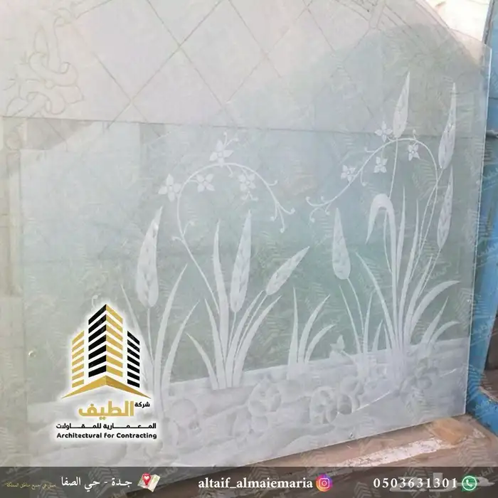 مرايا و زجاج معشق وملون و قبب وتشطيبات 19