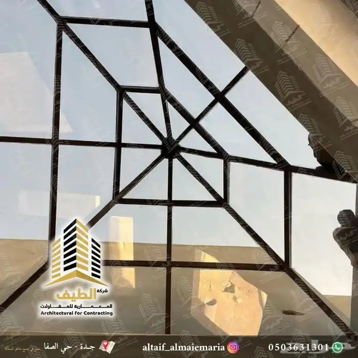 مرايا و زجاج معشق وملون و قبب وتشطيبات 3