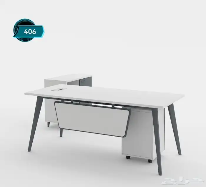 اثاث مكتبي جديد مكاتب ادارية ورك ستيشن كونتر استقبال متوفر 6