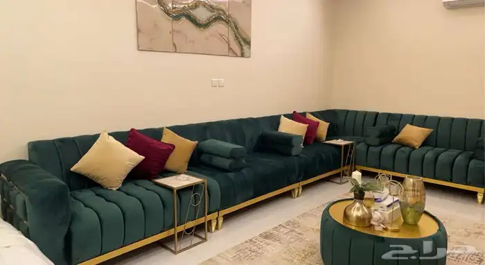 كنب زيتي جديد مقاس الغرفة 5 6 1