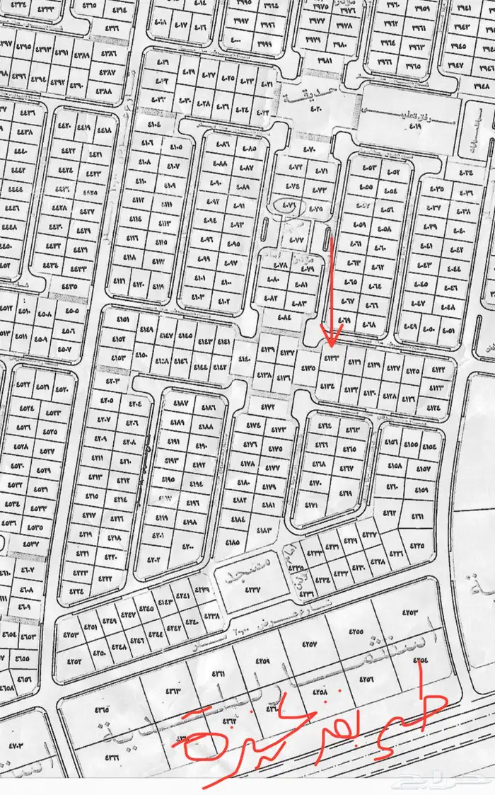 للبيع ارض حي الجامعه البدائع 1