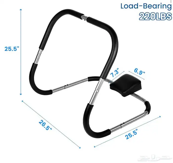جهاز تمرين البطن لون ابيض 1