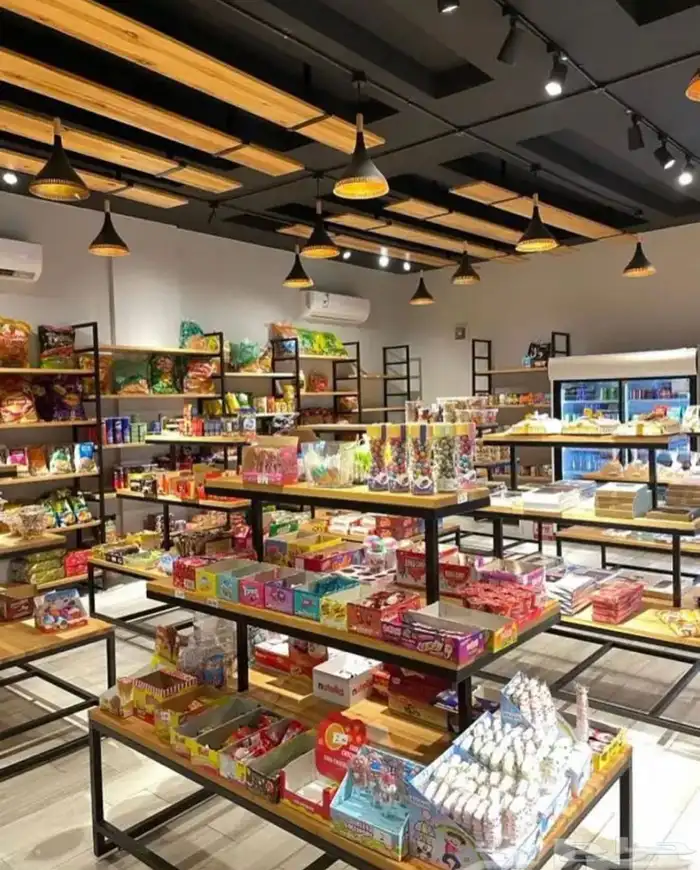 تفصيل رفوف مكسرات حلويات 0