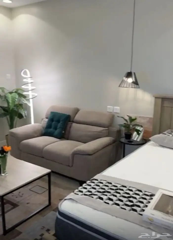 استوديو مؤثثه مع سطح خاص 0