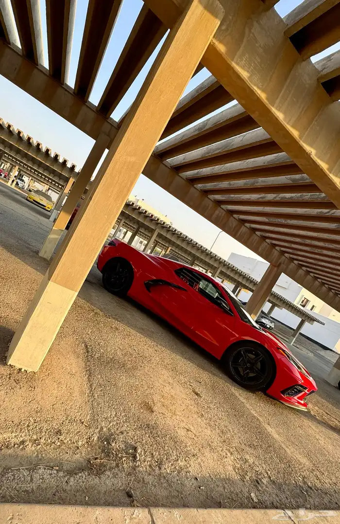 كورفيت C8 ستنغراي كشف كهربائي Corvette C8 2023 أحمر ناري 16