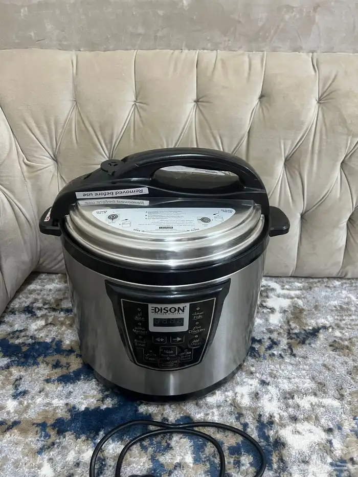 اعرض لكم قدر ضغط كهربائي جديد استخدام طبختين فقط القدر كبي 1