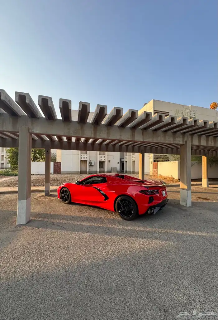 كورفيت C8 ستنغراي كشف كهربائي Corvette C8 2023 أحمر ناري 20