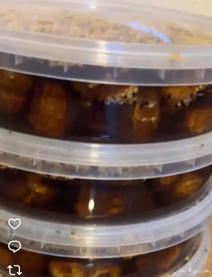 تمر سكري مغمي بالدبس والسمسم 0