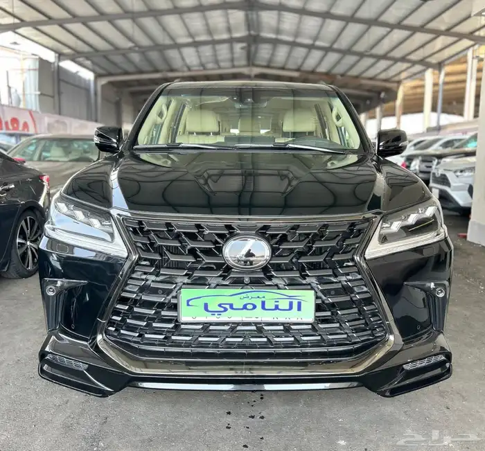 جيب لكزس2021 LX مخزن بلاك دشن عداد 35 الف كيلو 0