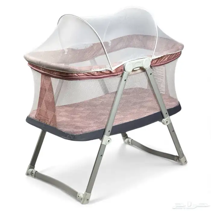 سرير مواليد يتصفط - سرير للأطفال بقواعد متينة ومع ناموسية 5