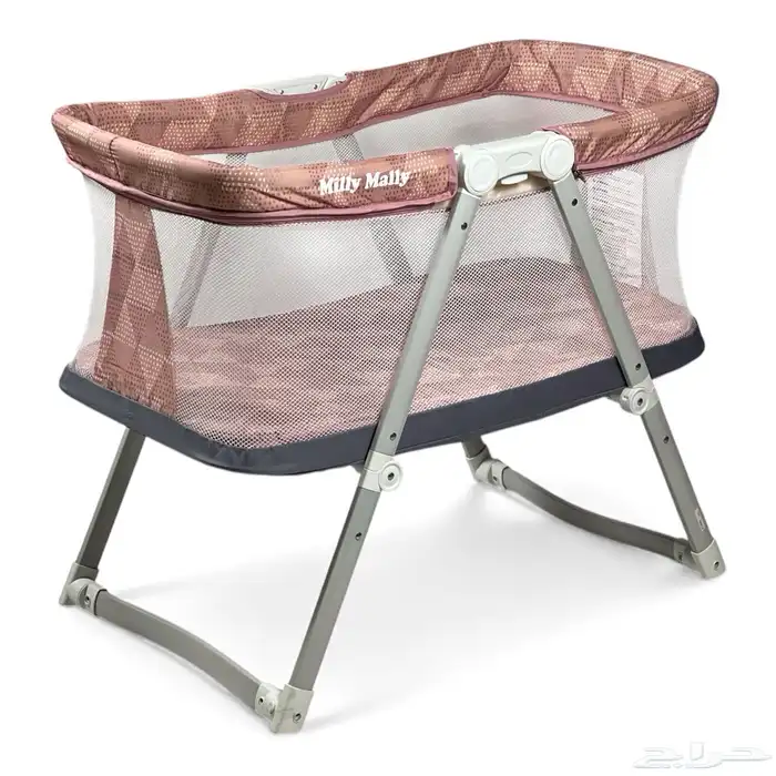 سرير مواليد يتصفط - سرير للأطفال بقواعد متينة ومع ناموسية 7